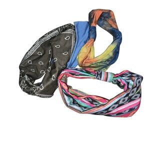 Colorful Women's Headband Set Stretch Headbands Bundle (4)  103